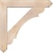 Ekena Millwork Olympic Arts and Crafts Smooth Bracket w/ Offset Brace, Douglas Fir, 7 1/2"W x 42"D x 42"H BKT0806X42X42OLY03SDF - alternate 4